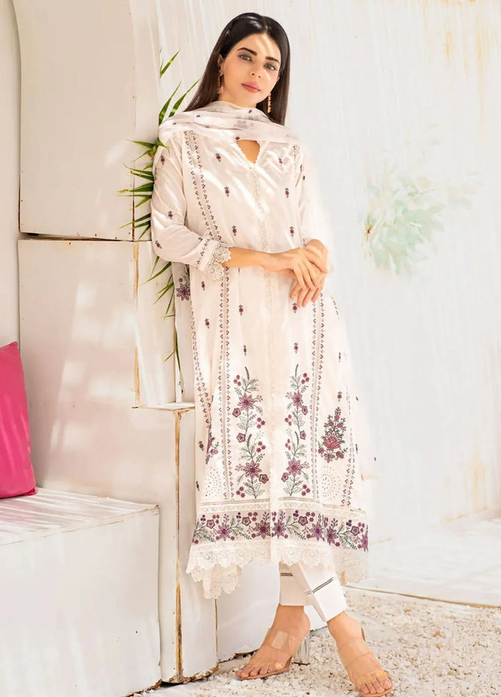 Al Harir Pret Embroidered Cotton 3 Piece Suit Ayaana