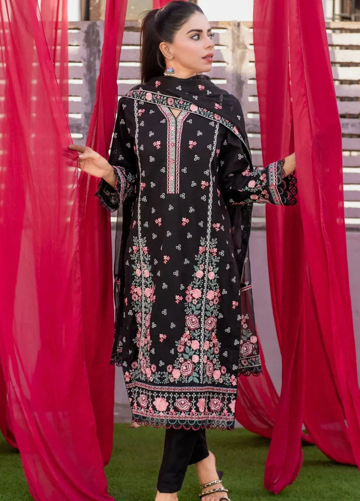 Al Harir Pret Embroidered Cotton 3 Piece Suit Zimal