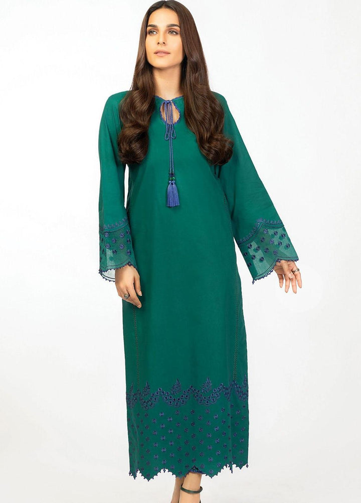 Al Karam Embroidered Dobby  Unstitched Kurties MS-44.1-22 AK22-SS3 - Winter Collection