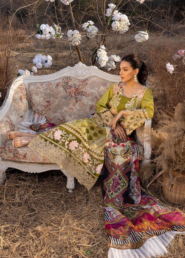 Aleyna By Asifa & Nabeel Embroidered Lawn Suits Unstitched 3 Piece AN23A ASL-05 Dayliliy - Summer Collection