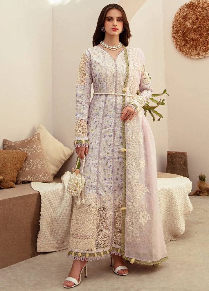 Alif Affordable by Ajr Embroidered Lawn Suit Unstitched 3 Piece AJR24AA AFL-02 Aria - Summer Collection