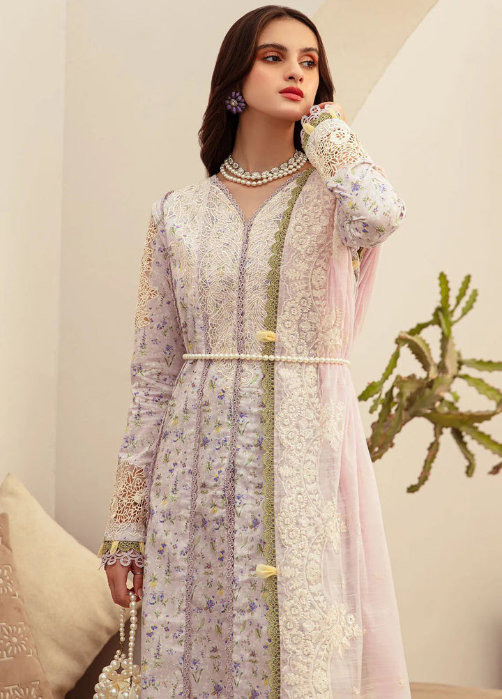 Alif Affordable by Ajr Embroidered Lawn Suit Unstitched 3 Piece AJR24AA AFL-02 Aria - Summer Collection