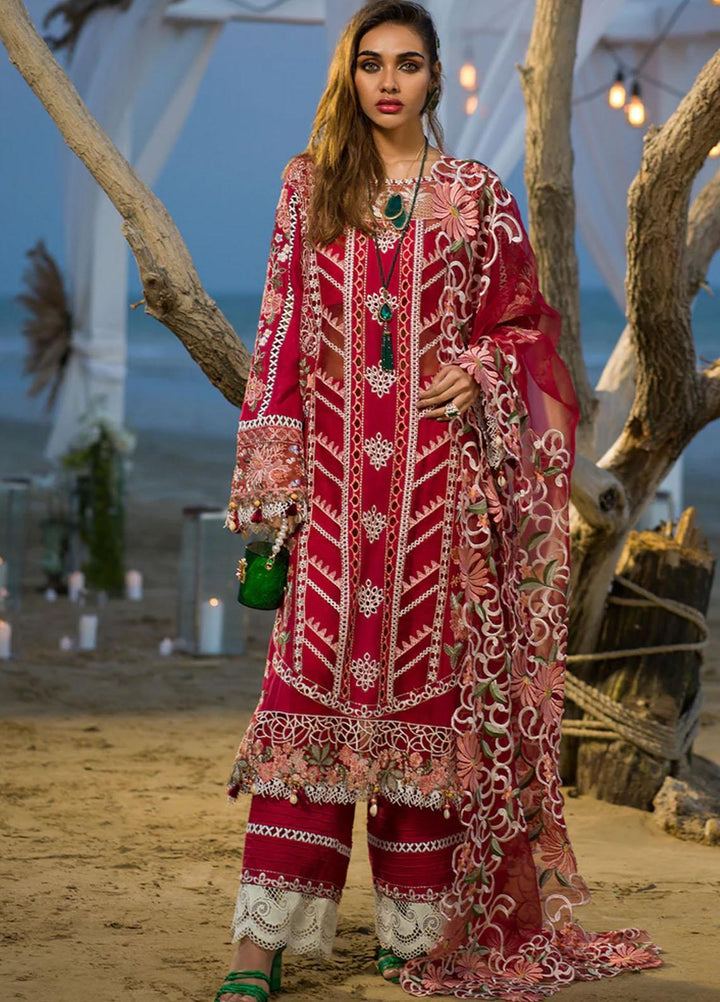 Alif By AJR Couture Embroidered Lawn Suits Unstitched 3 Piece AJR22L AL-07 Cybele - Luxury Collection
