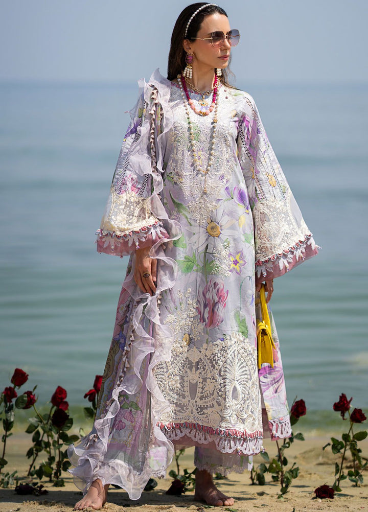 Alif by AJR Couture Embroidered Lawn Suits Unstitched 3 Piece AJR24AL ASL-09 Lyra - Luxury Summer Collection