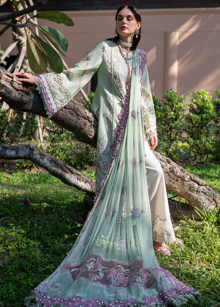 Alif by AJR Couture Embroidered Lawn Suits Unstitched 3 Piece AJR24AL ASL-10 Aura - Luxury Summer Collection