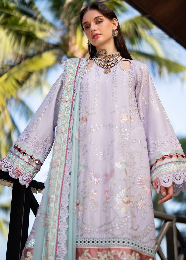 Alif by AJR Couture Embroidered Lawn Suits Unstitched 3 Piece AJR24AL ASL-11 Castle - Luxury Summer Collection