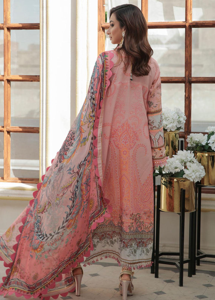Alif By AJR Couture Embroidered Lawn Suits Unstitched 3 Piece AJR22F AFL-06 VALENTINA - Festive Collection