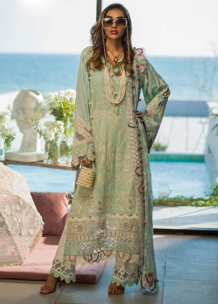 Alif By AJR Couture Embroidered Lawn Suits Unstitched 3 Piece AJR22L AL-04 Ceres - Luxury Collection