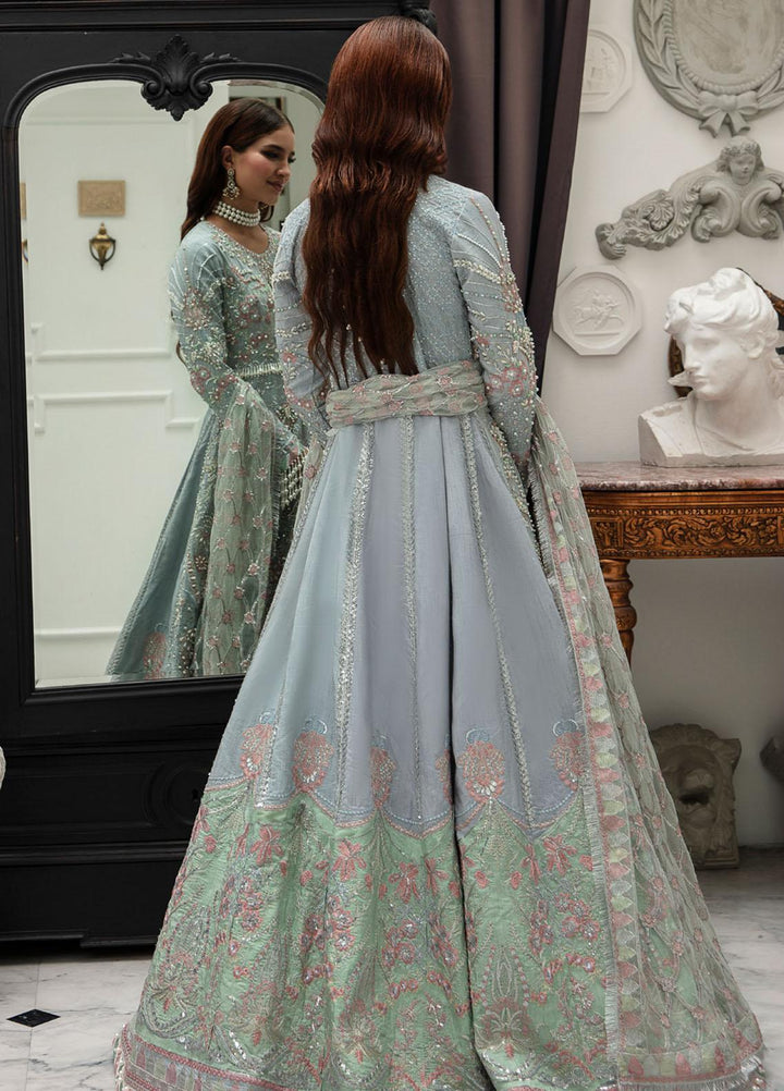 Alif By AJR Couture Embroidered Raw Silk Suits Unstitched 3 Piece AJR23AL-LW LWF-06-23 Veronica - Luxury Wedding Collection
