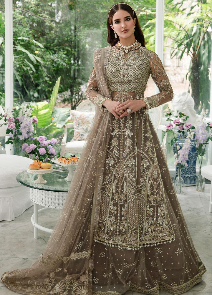 Alif By AJR Couture Embroidered Organza Suits Unstitched 4 Piece AJR23AL-LW LWF-07-23 Azalea - Luxury Wedding Collection