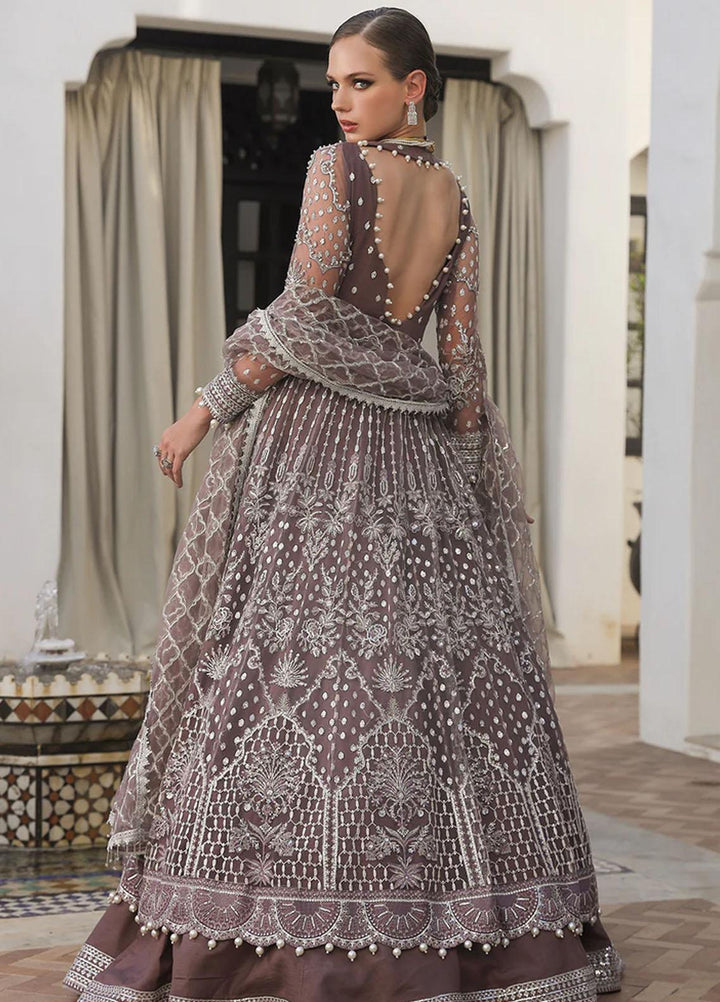 Alif By AJR Couture Embroidered Net Suits Unstitched 4 Piece AJR23AL ALC-04 Blossom - Luxury Collection
