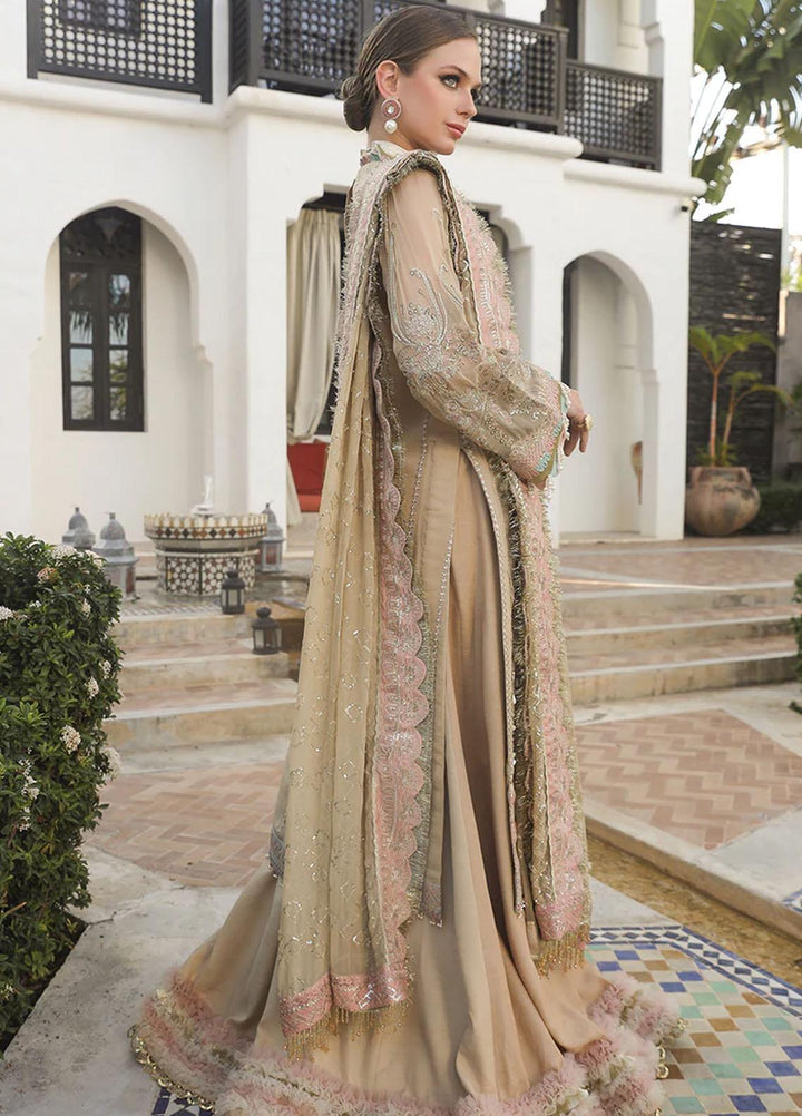 Alif By AJR Couture Embroidered Chiffon Suits Unstitched 4 Piece AJR23AL ALC-05 Serene - Luxury Collection
