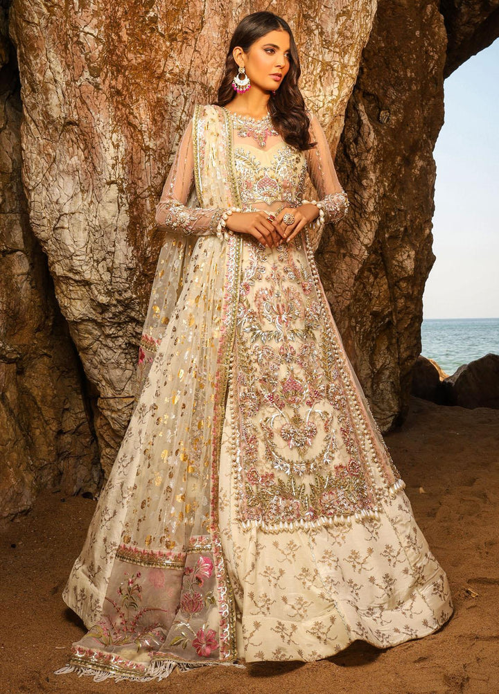 Alif by AJR Couture Embroidered Net Suits Unstitched 3 Piece AJR21WD 03 Delia - Wedding Collection