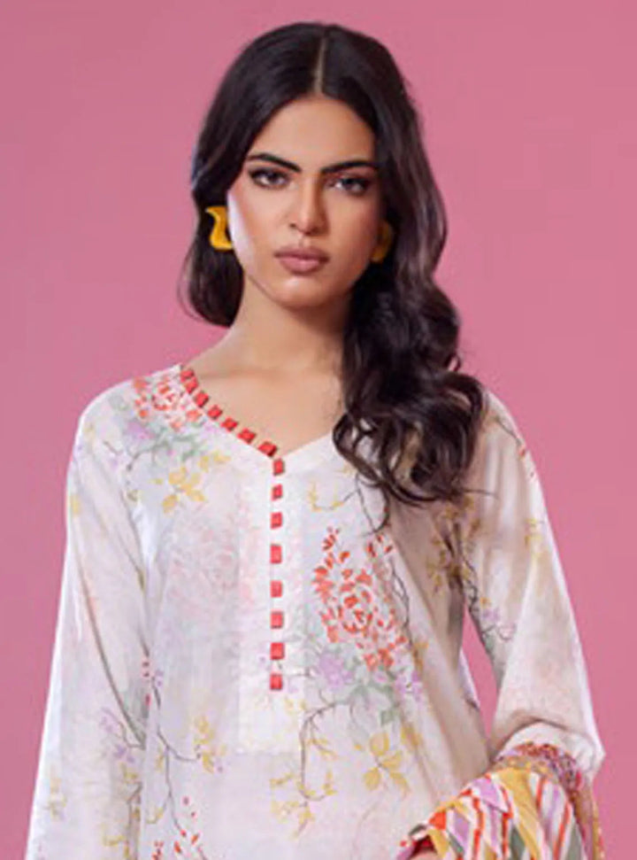 Alisha by Shariq Textiles Printed Lawn Suit Unstitched 3 Piece SQT24A ST-04 - Summer Collection