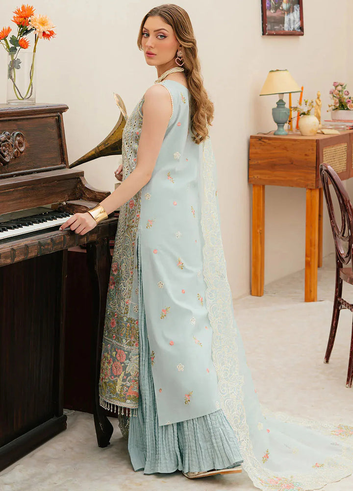 Allenura By Mahnur Embroidered Lawn Suits Unstitched 3 Piece MN24A D-04 Elyssa - Luxury Collection