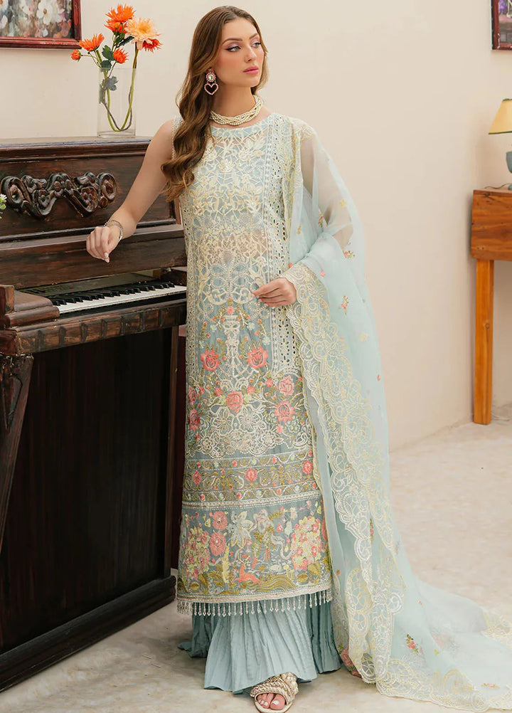 Allenura By Mahnur Embroidered Lawn Suits Unstitched 3 Piece MN24A D-04 Elyssa - Luxury Collection