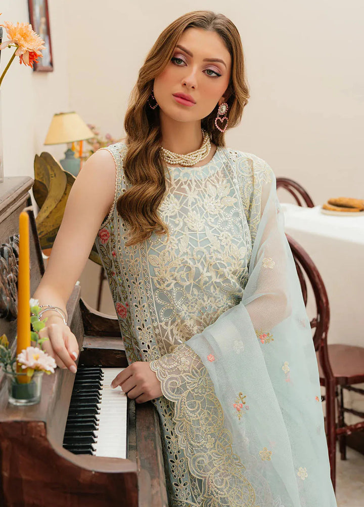 Allenura By Mahnur Embroidered Lawn Suits Unstitched 3 Piece MN24A D-04 Elyssa - Luxury Collection