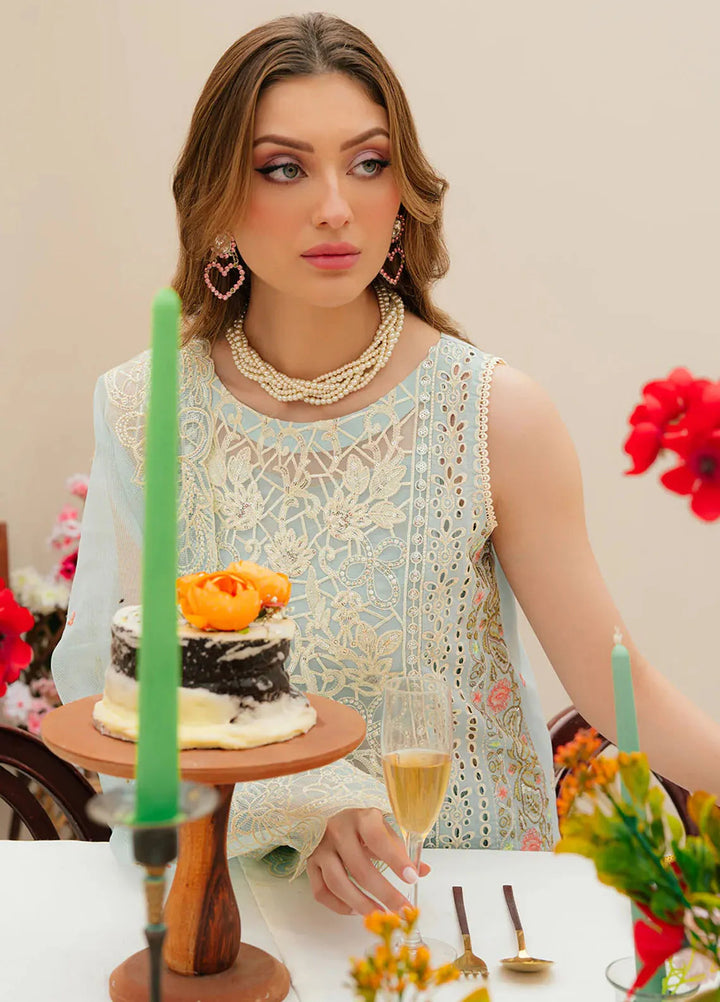 Allenura By Mahnur Embroidered Lawn Suits Unstitched 3 Piece MN24A D-04 Elyssa - Luxury Collection