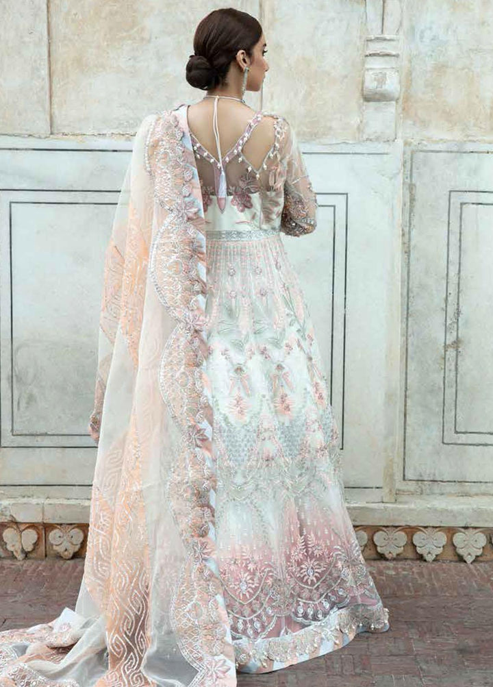 ALIF By AJR Banno Ki Sahelian Embroidered Net Suits Unstitched 3 Piece AJR22BS ALW-22-07 GUL BAHAR - Wedding Collection