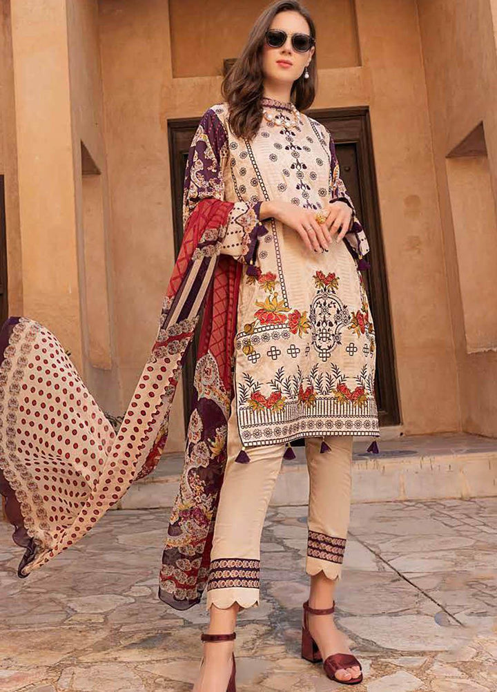 Alyssa by Banafsheh Embroidered Lawn Suits Unstitched 3 Piece BF21AL D-04 - Luxury Summer Collection