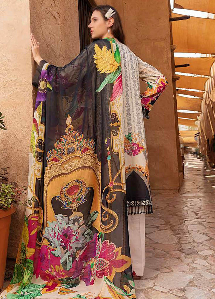 Alyssa by Banafsheh Embroidered Lawn Suits Unstitched 3 Piece BF21AL D-07 - Luxury Summer Collection