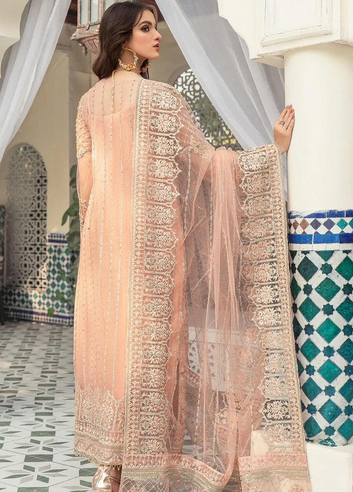 Andaz-e-Khas By Resham Ghar Embroidered Organza Suits Unstitched 3 Piece RG22AK NAYAB - Luxury Collection