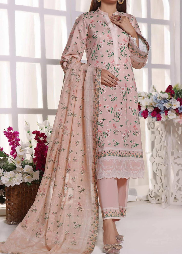 Anmol By VS Textiles Printed Cottel Suits Unstitched 3 Piece VS23AM D-250 - Winter Collection
