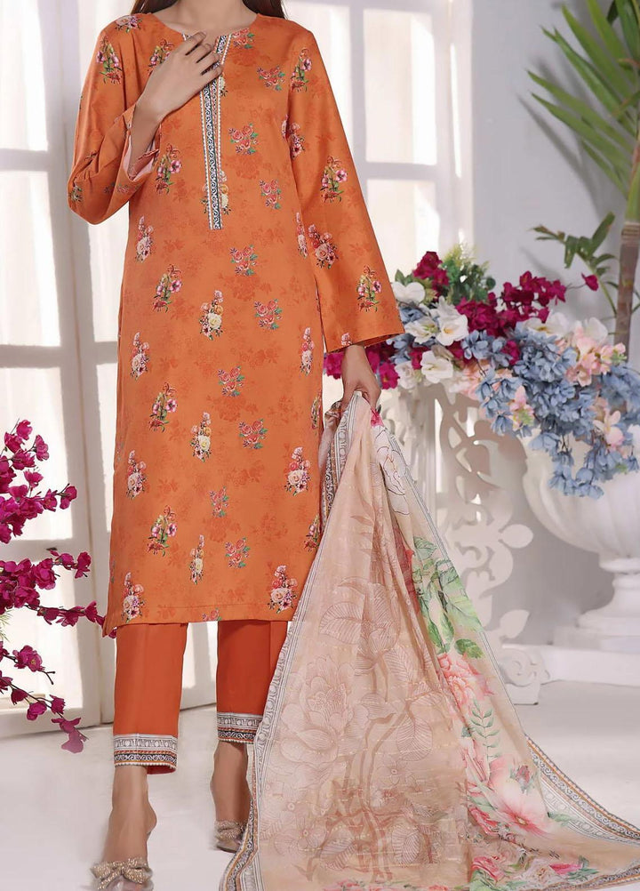 Anmol By VS Textiles Printed Cottel Suits Unstitched 3 Piece VS23AM D-251 - Winter Collection