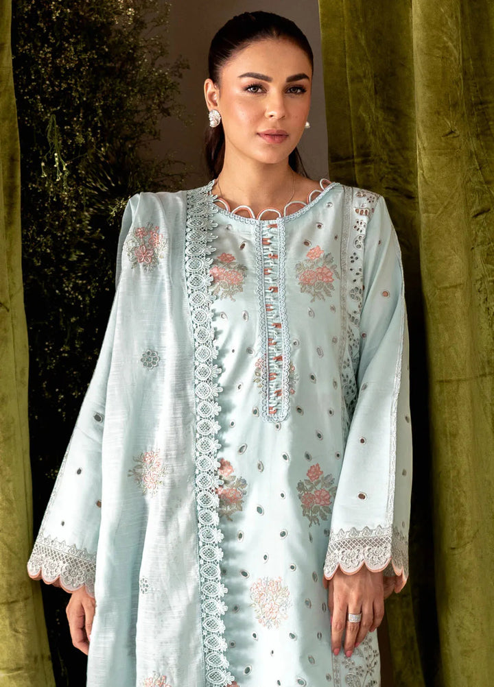 Apana By Aabyaan Embroidered Chikankari Suit Unstitched 3 Piece ABY24A AL-05 Kashamala - Festive Collection