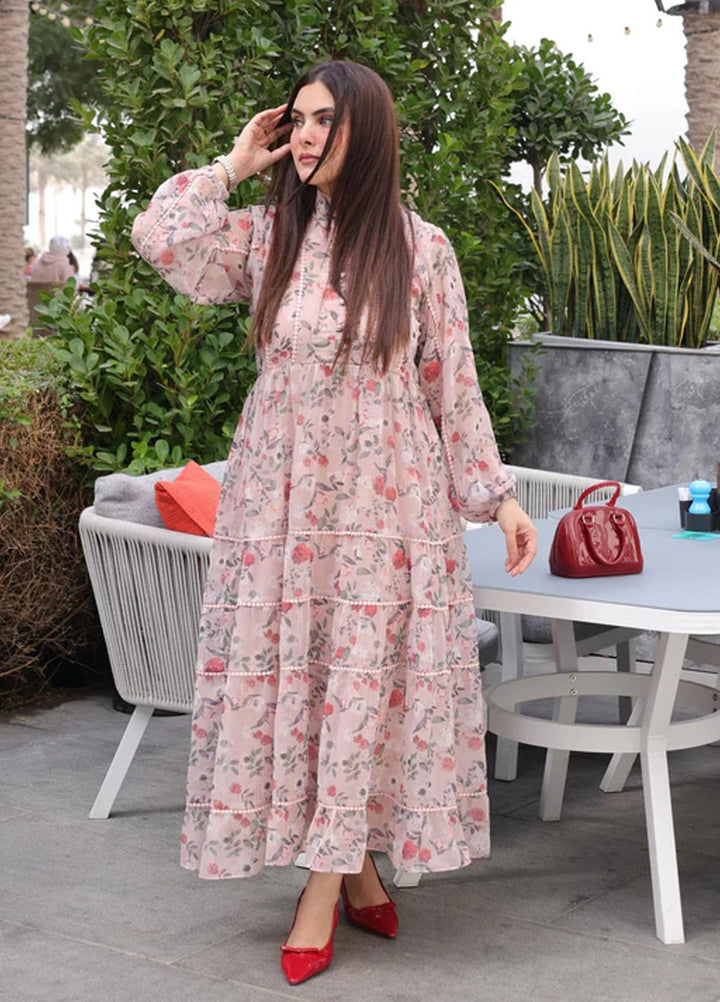 Apricocia Pret Printed Chiffon 1 Piece Rosetta