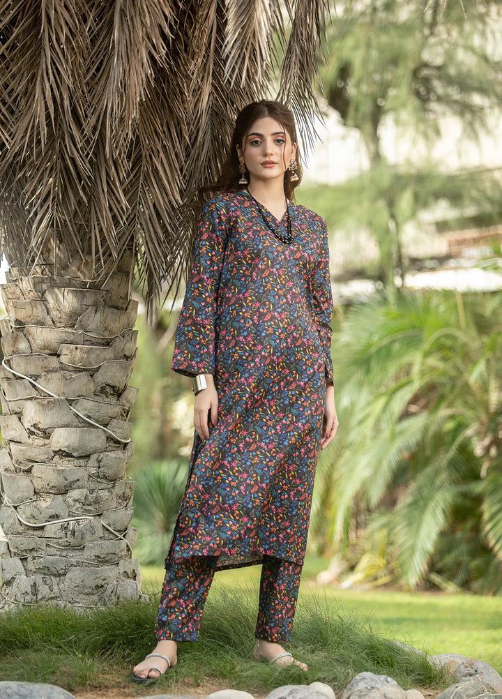 Aqs N Man Pret Printed Lawn 2 Piece Suit AM-005