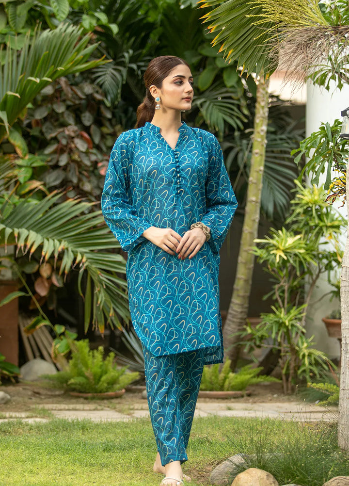 Aqs N Man Pret Printed Lawn 2 Piece Suit AM-007