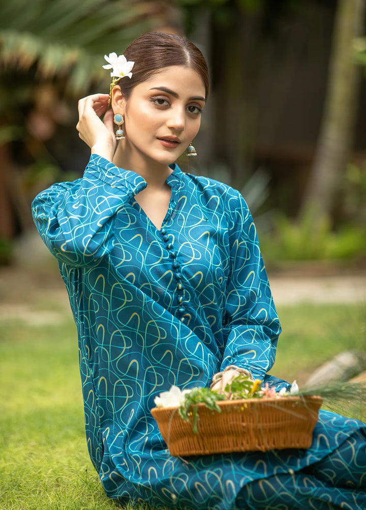 Aqs N Man Pret Printed Lawn 2 Piece Suit AM-007