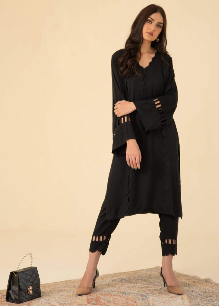 Asifa & Nabeel Casual Pret  Viscose 2 Piece Dress AN22RS IM 22 SP- 02