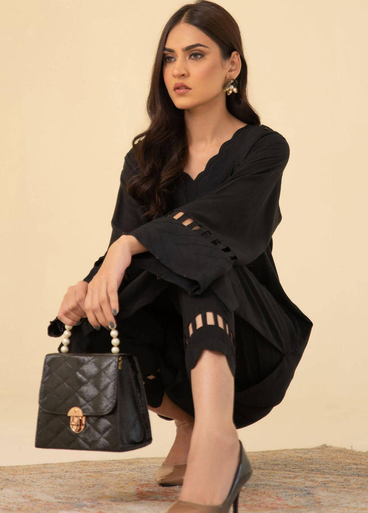 Asifa & Nabeel Casual Pret  Viscose 2 Piece Dress AN22RS IM 22 SP- 02