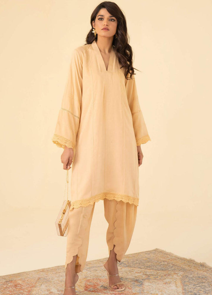 Asifa & Nabeel Casual Pret  Viscose 2 Piece Dress AN22RS IM 22 SP- 05