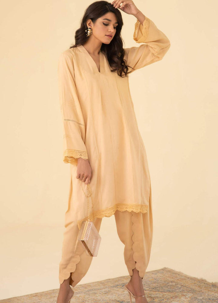 Asifa & Nabeel Casual Pret  Viscose 2 Piece Dress AN22RS IM 22 SP- 05