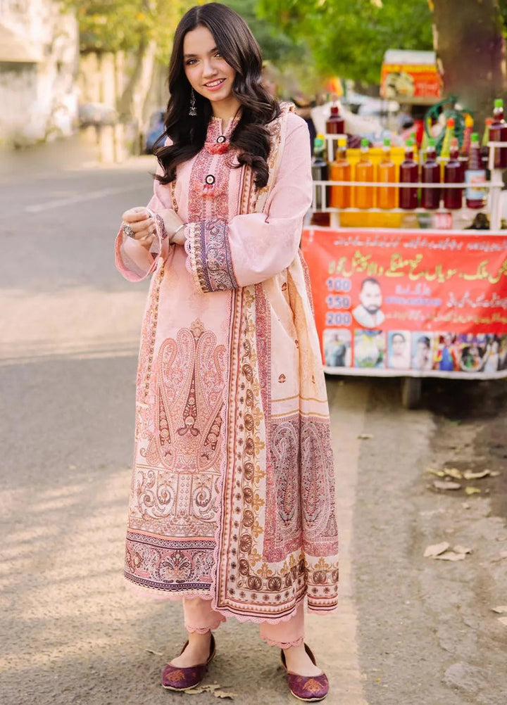 Asim Jofa Printed Lawn Suit Unstitched 3 Piece AJ24P3 AJBB-20 - Summer Collection