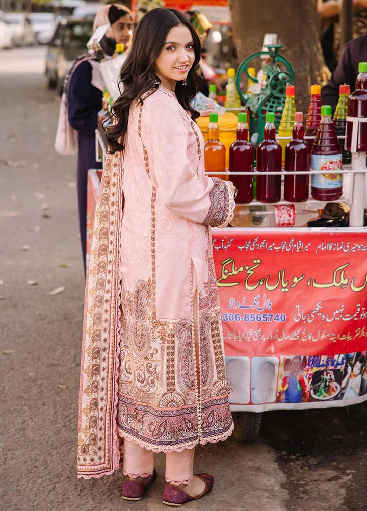 Asim Jofa Printed Lawn Suit Unstitched 3 Piece AJ24P3 AJBB-20 - Summer Collection