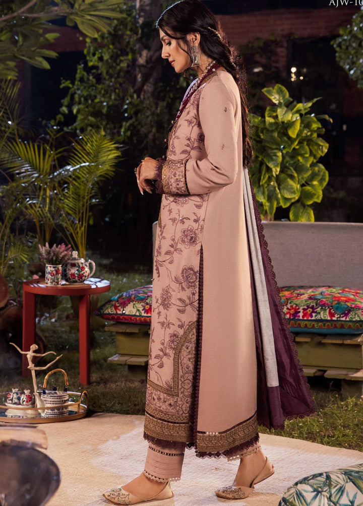 Asra By Asim Jofa Embroidered  Suits Unstitched 3 Piece AJ22AW AJW-10 - Winter Collection