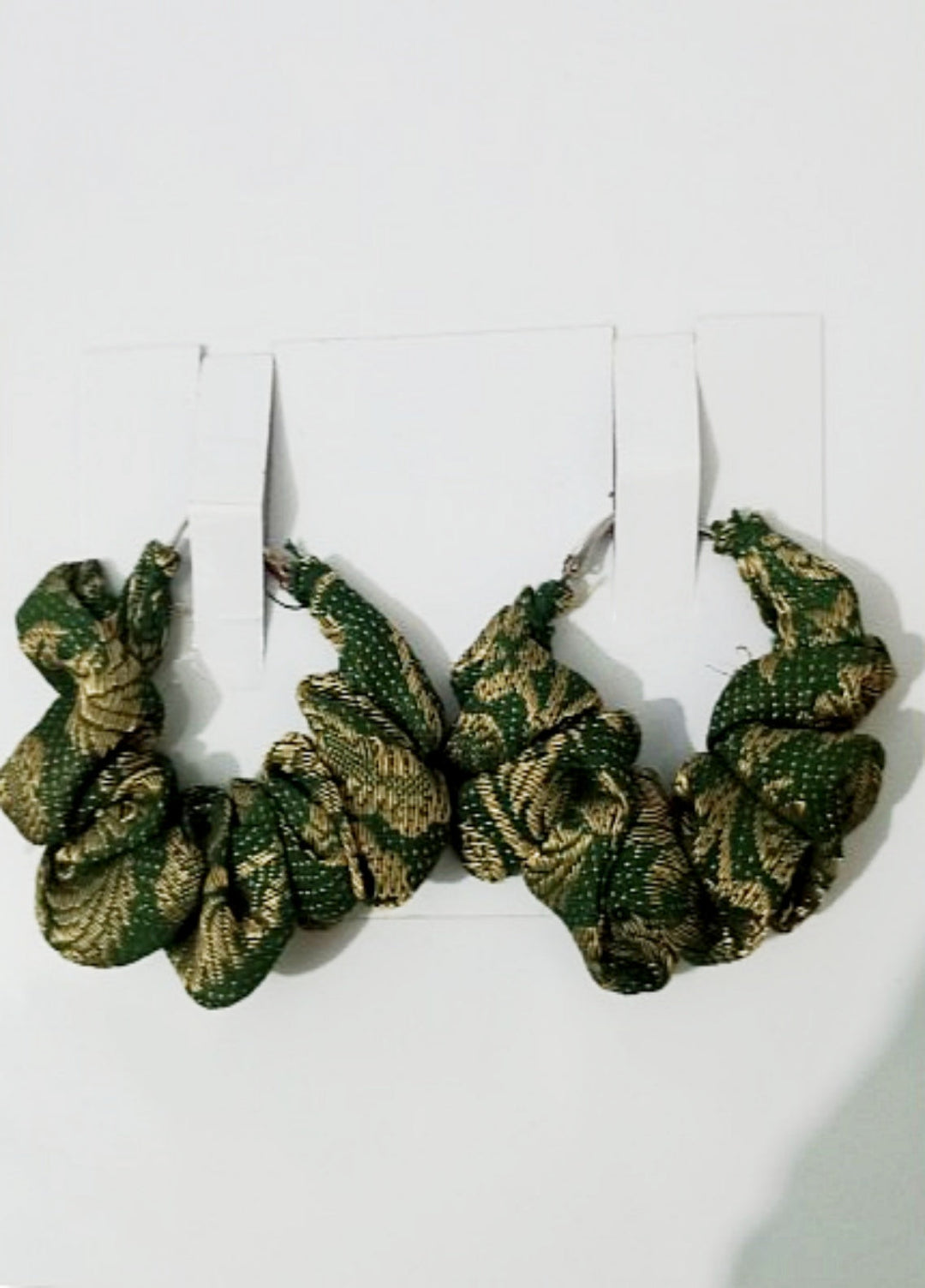 AWA Scrunchies Earrings Banarsi 1 Piece Jungle Rani Hoops