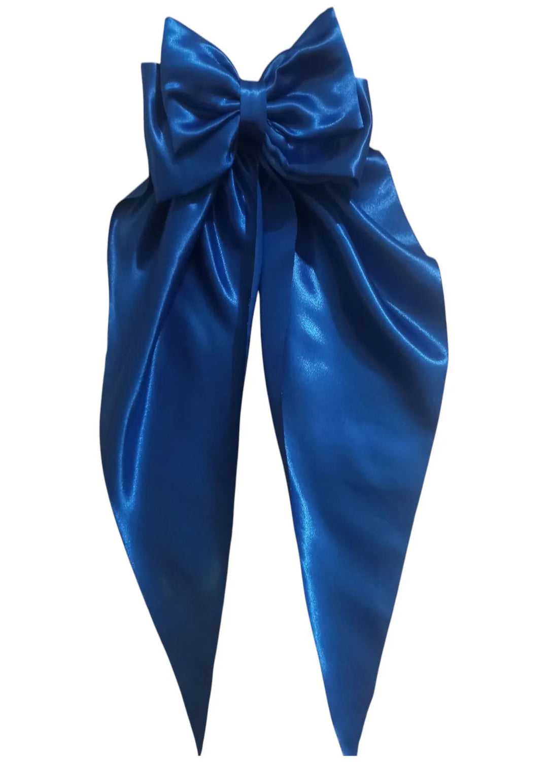 AWA Scrunchies Hairbow Satin Silk 1 Piece Royal Azure