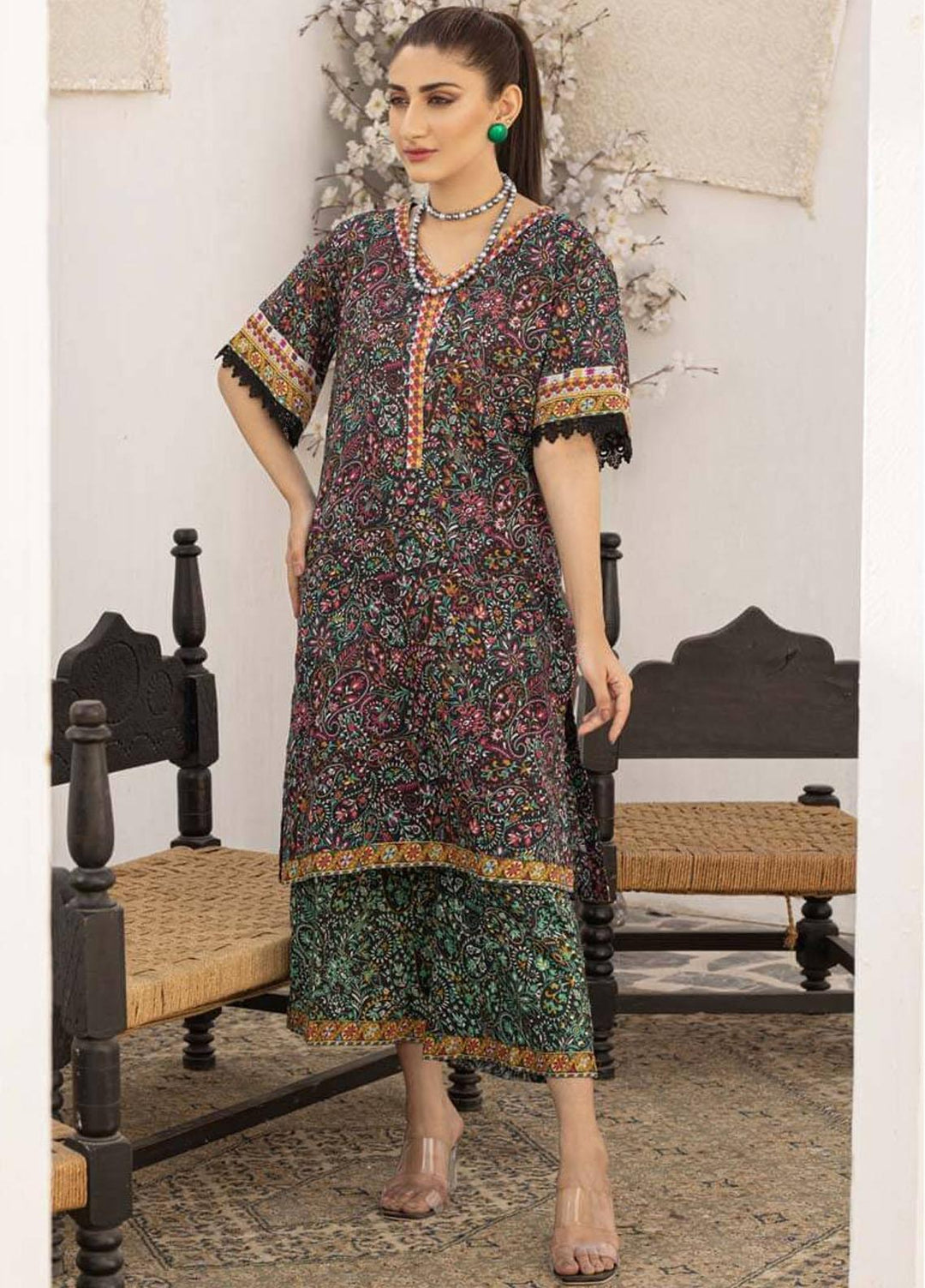 AY Textile Printed Lawn Suits Unstitched 2 Piece AYT232P AY-013 - Summer Collection