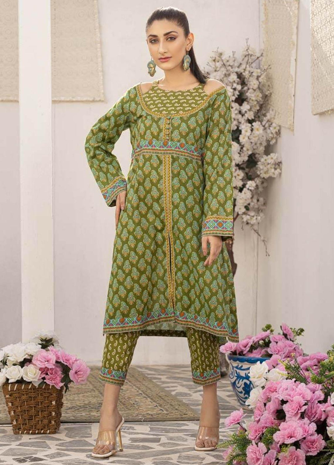 AY Textile Printed Lawn Suits Unstitched 2 Piece AYT232P AY-017 - Summer Collection