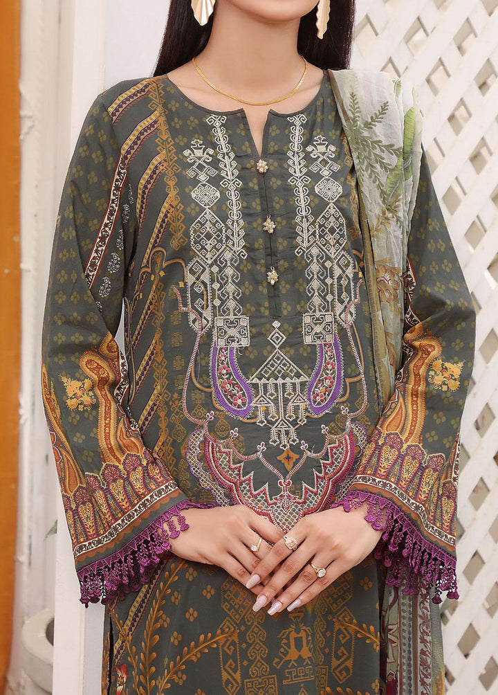 Ayesha Alishba By VS Textiles Embroidered Lawn Suits Unstitched 3 Piece VS23AA D-12 - Summer Collection