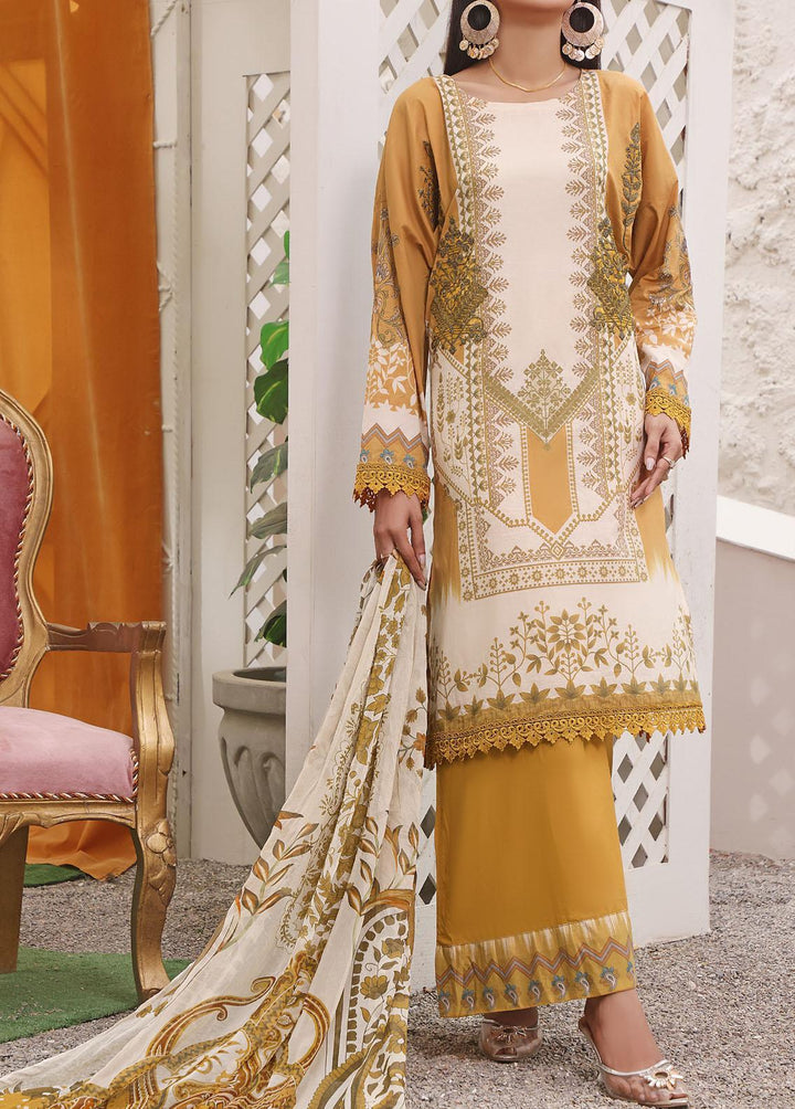 Ayesha Alishba By VS Textiles Embroidered Lawn Suits Unstitched 3 Piece VS23AA D-16 - Summer Collection