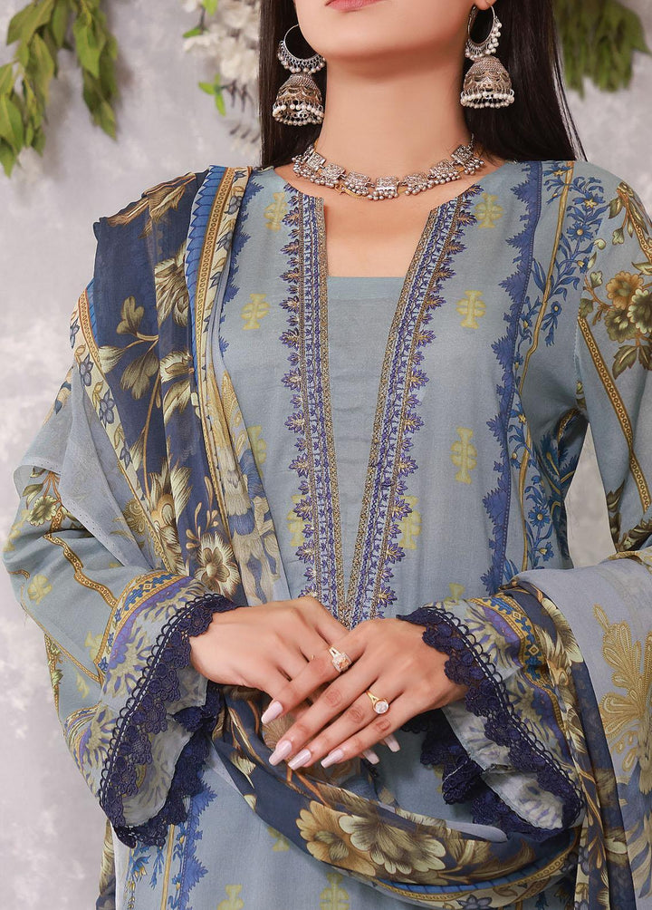 Ayesha Alishba By VS Textiles Embroidered Lawn Suits Unstitched 3 Piece VS23AA D-17 - Summer Collection