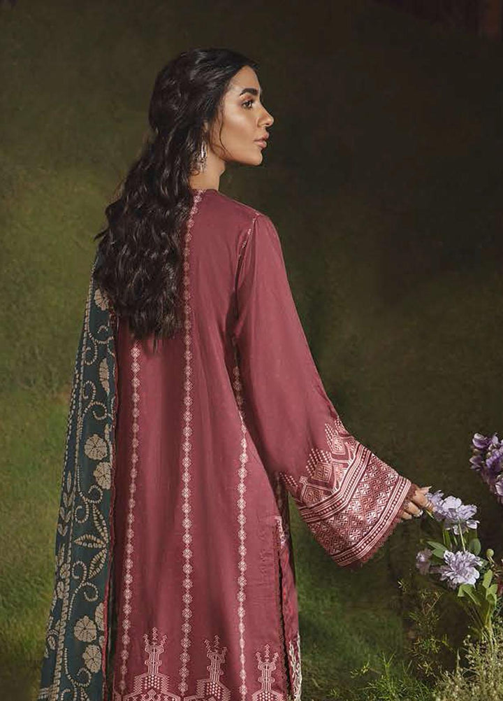 Azal by Cross Stitch Embroidered Cotton Satin Suits Unstitched 3 Piece CS21AS 16 DAMASK SOLACE - Winter Collection