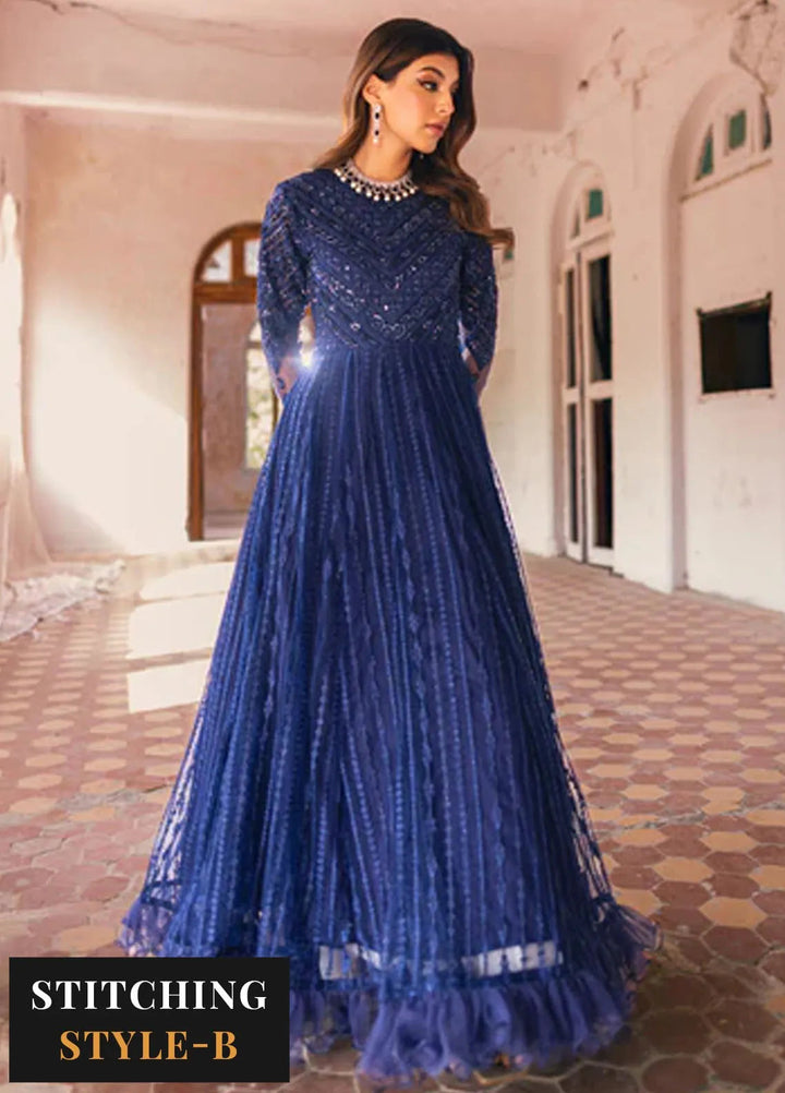 Azure Embroidered Net Suit Unstitched 3 Piece AZ24W Ghazal - Formals Collection