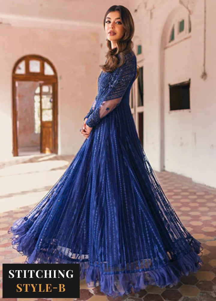 Azure Embroidered Net Suit Unstitched 3 Piece AZ24W Ghazal - Formals Collection